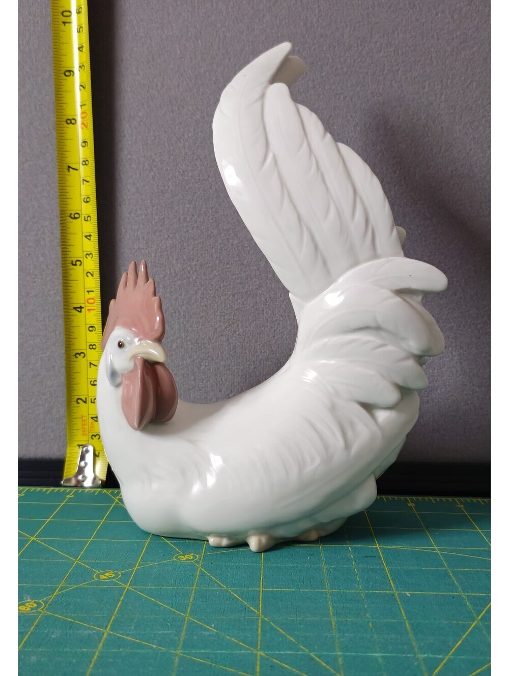 Lladro Porcelain Rooster Figurine